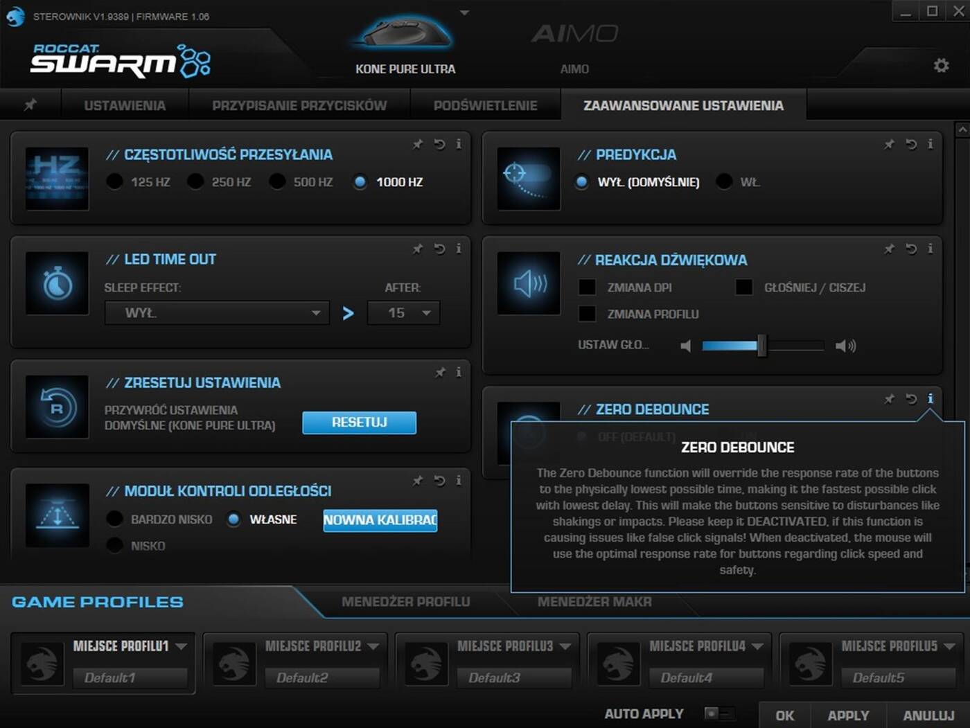 Test myszki Roccat Kone Pure Ultra. Lekka, ładna, ale droga