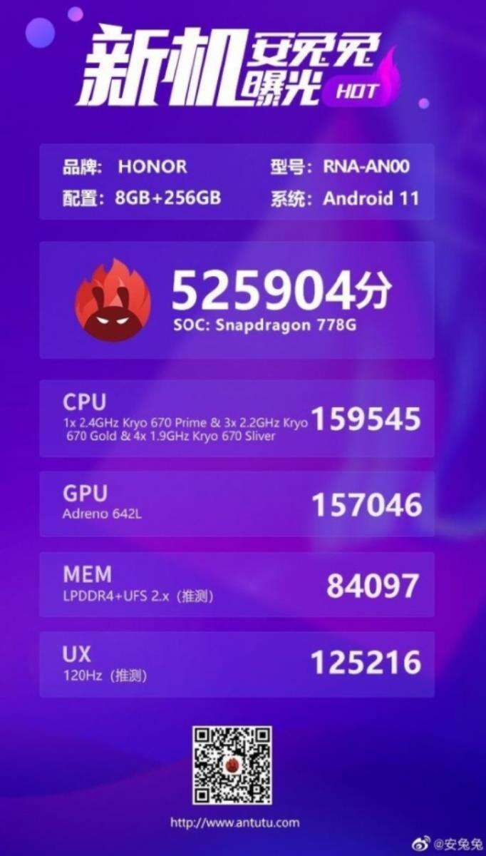 Wyciek Honor 50 Pro zdradził specyfikacje i wydajność