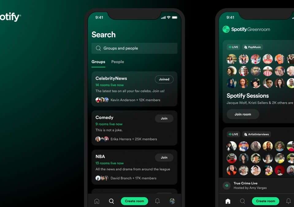 Oto Spotify Greenroom, czyli konkurencja dla Twitter Spaces i Clubhouse