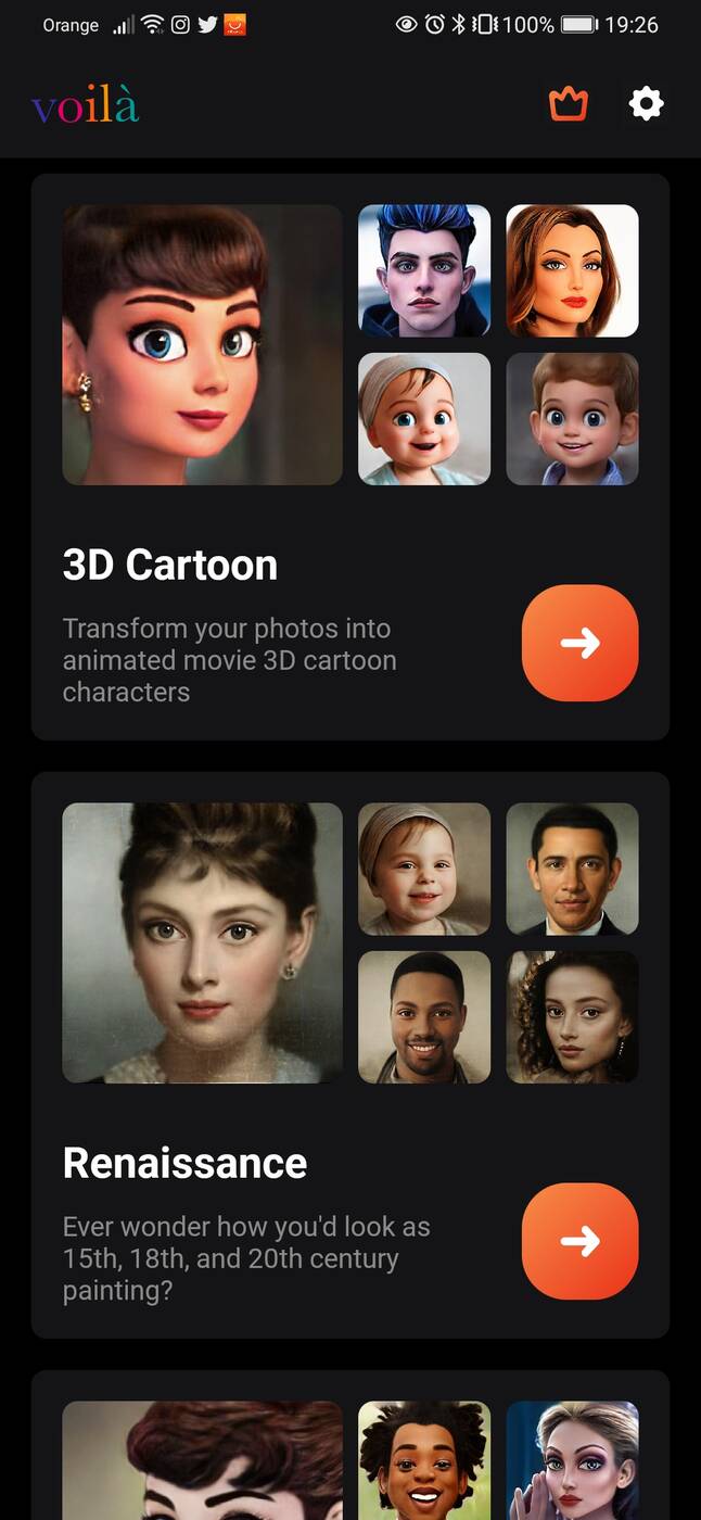 Voila AI Artist - aplikacja, która zmieni Cię w postać z kreskówki