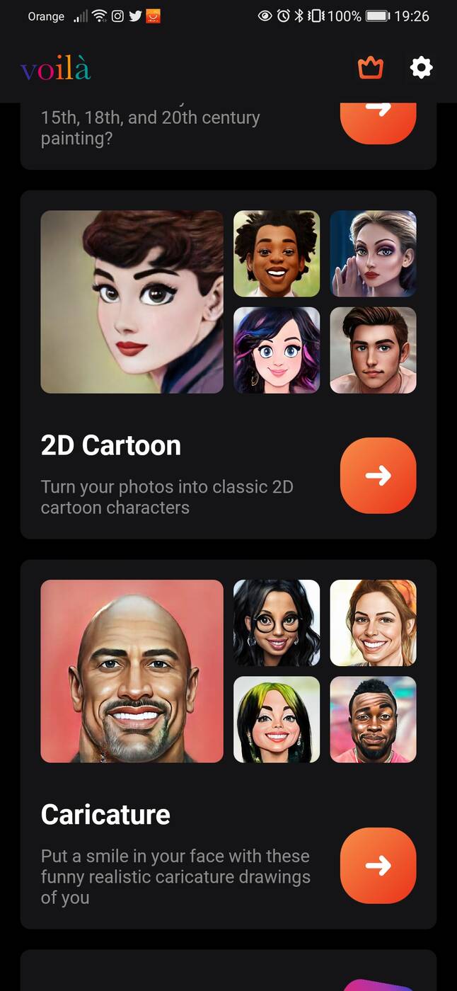 Voila AI Artist - aplikacja, która zmieni Cię w postać z kreskówki