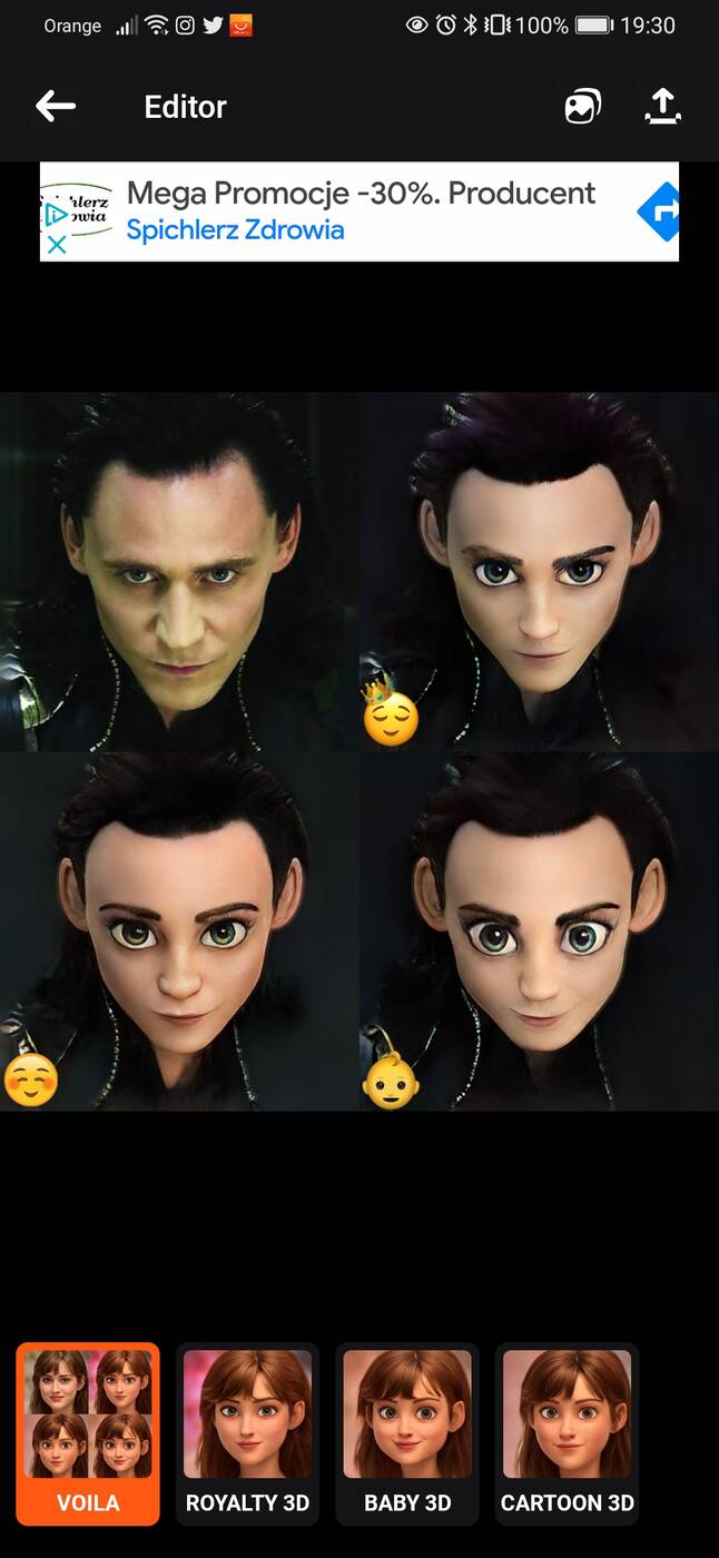 Voila AI Artist - aplikacja, która zmieni Cię w postać z kreskówki