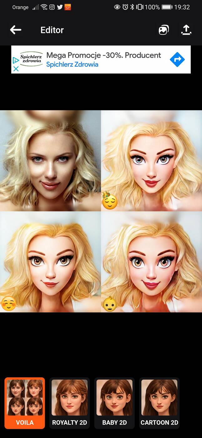 Voila AI Artist - aplikacja, która zmieni Cię w postać z kreskówki