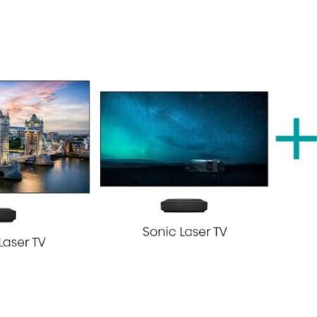 Kup wybrany Hisense Laser TV, a drugi telewizor otrzymasz w prezencie!