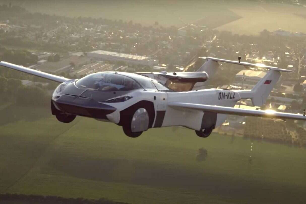 latający samochód AirCar, lot AirCar, AirCar