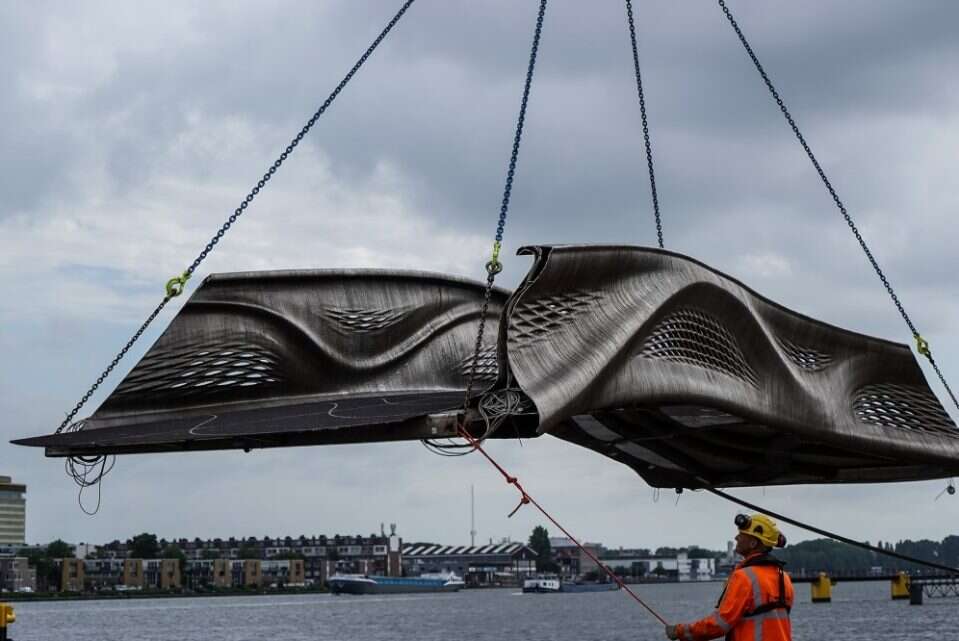 wydrukowany w 3D most, 3D most, pierwszy most 3D