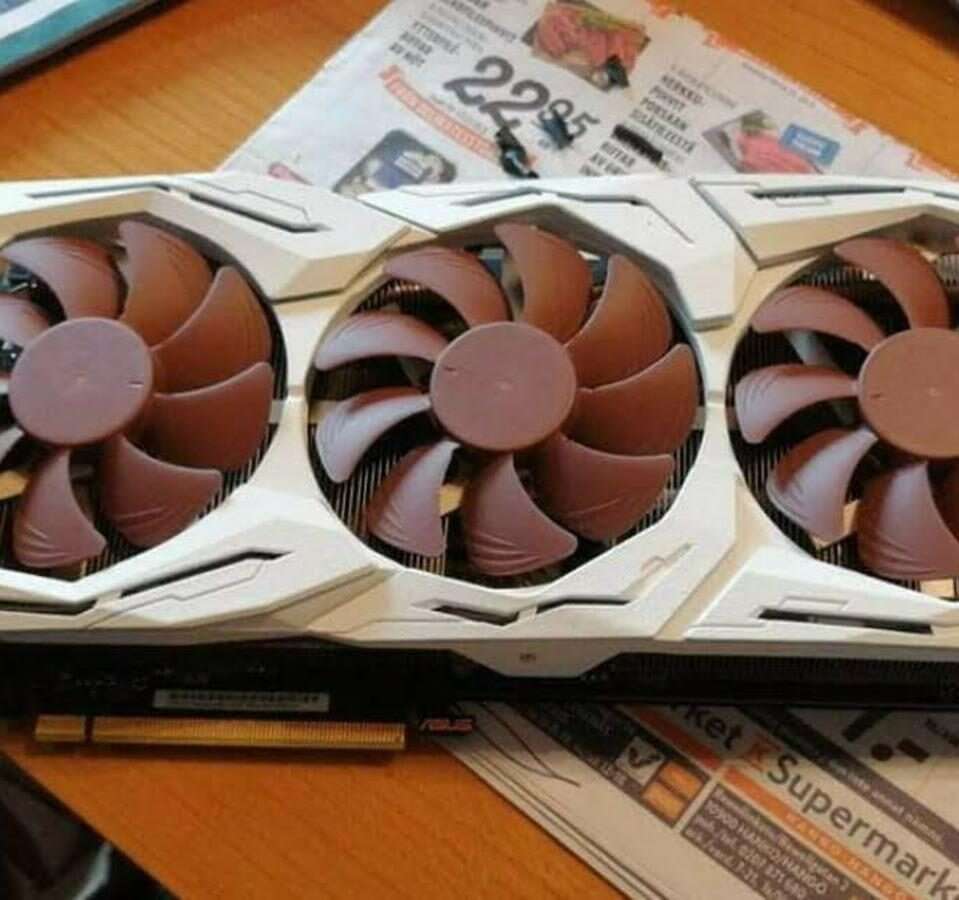 GeForce RTX 3070 z chłodzeniem Noctua, RTX 3070 z chłodzeniem Noctua, ASUS NOCTUA