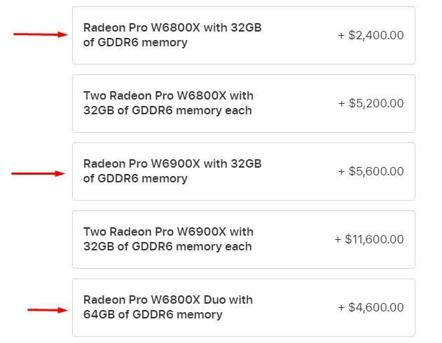 Radeon Pro W6800X Duo, to karta z dwoma GPU, którą wykorzysta Apple