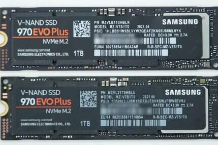 Samsung podmienił komponenty 970 EVO Plus, komponenty 970 EVO Plus, Samsung 970 EVO Plus, 970 EVO Plus