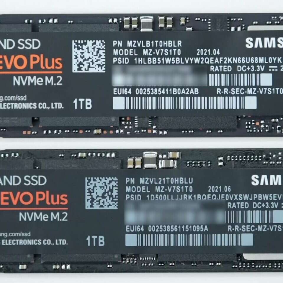 Samsung podmienił komponenty 970 EVO Plus, komponenty 970 EVO Plus, Samsung 970 EVO Plus, 970 EVO Plus