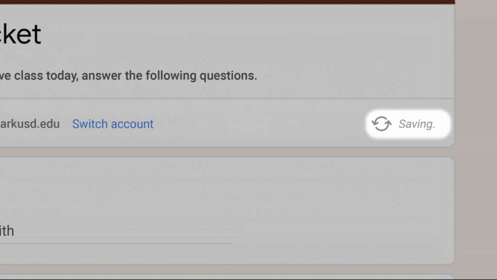 Google automatycznie zapisze postępy w formularzach i ankietach