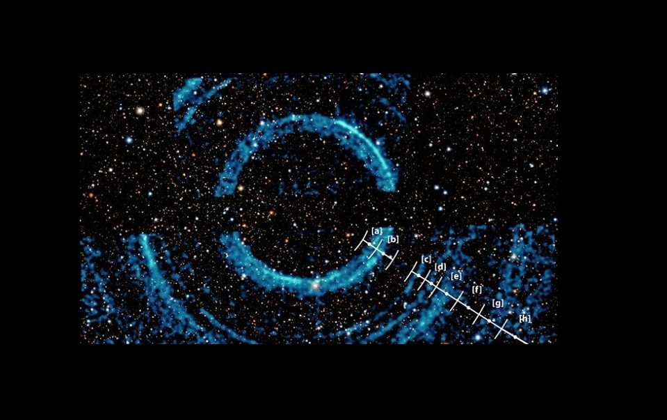 Pył ukrywał się pomiędzy gwiazdami. Ujawniły go pierścienie wokół czarnej dziury