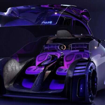 Elektryczny samochód inspirowany grami, koncept MG Maze, MG Maze