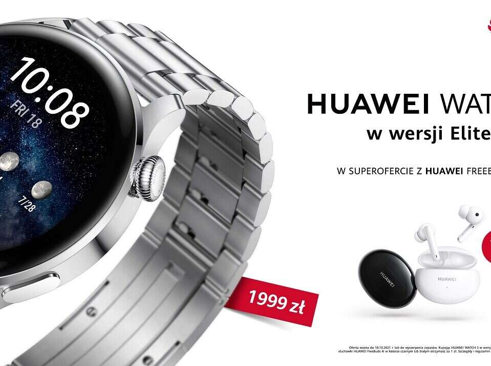 Huawei Watch 3 Elite trafia do sprzedaży