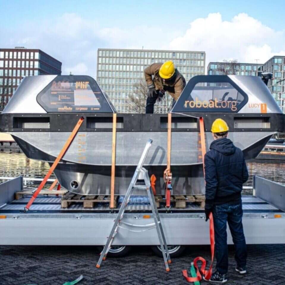 Automatyczne Roboat III już w amsterdamskich kanałach