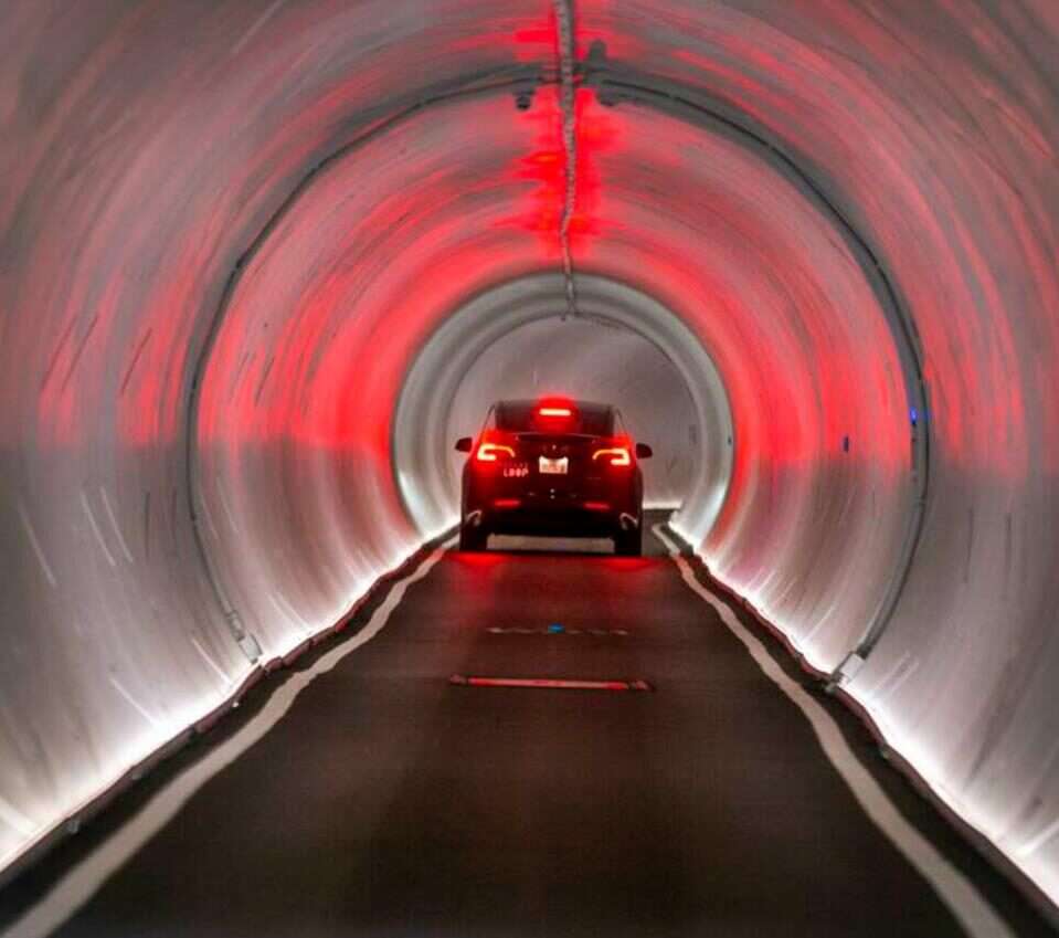 Firma Elona Muska, ,sieć tuneli dla samochodów, Boring Company