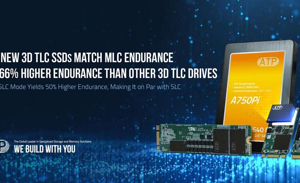 Pamięci TLC o wytrzymałości MLC, najnowsze dzieło ATP Electronics