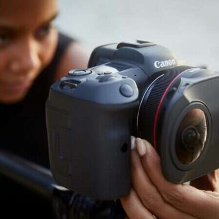 Pierwszy taki obiektyw na świecie, Canon podwójny stereoskopowy obiektyw