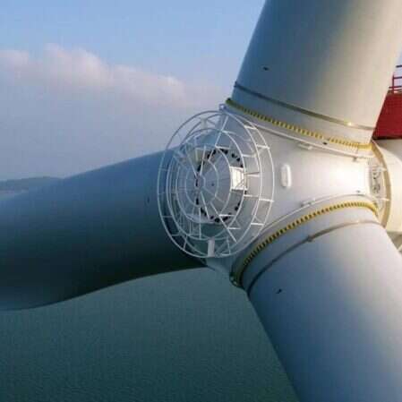 Powstaje chińska turbina wiatrowa,