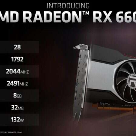 Premiera Radeon RX 6600, Radeon RX 6600