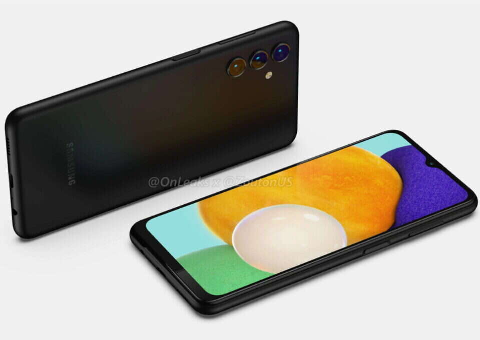 Galaxy A13 5G pozuje na renderach