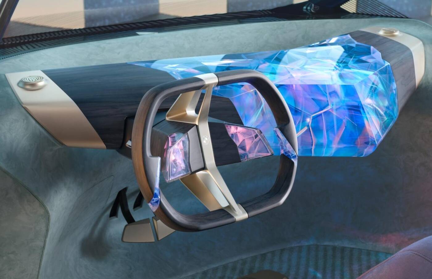 Wizja BMW na 2040 rok. Oto BWM i Vision Circular, w którym deska rozdzielcza to dzieło sztuki