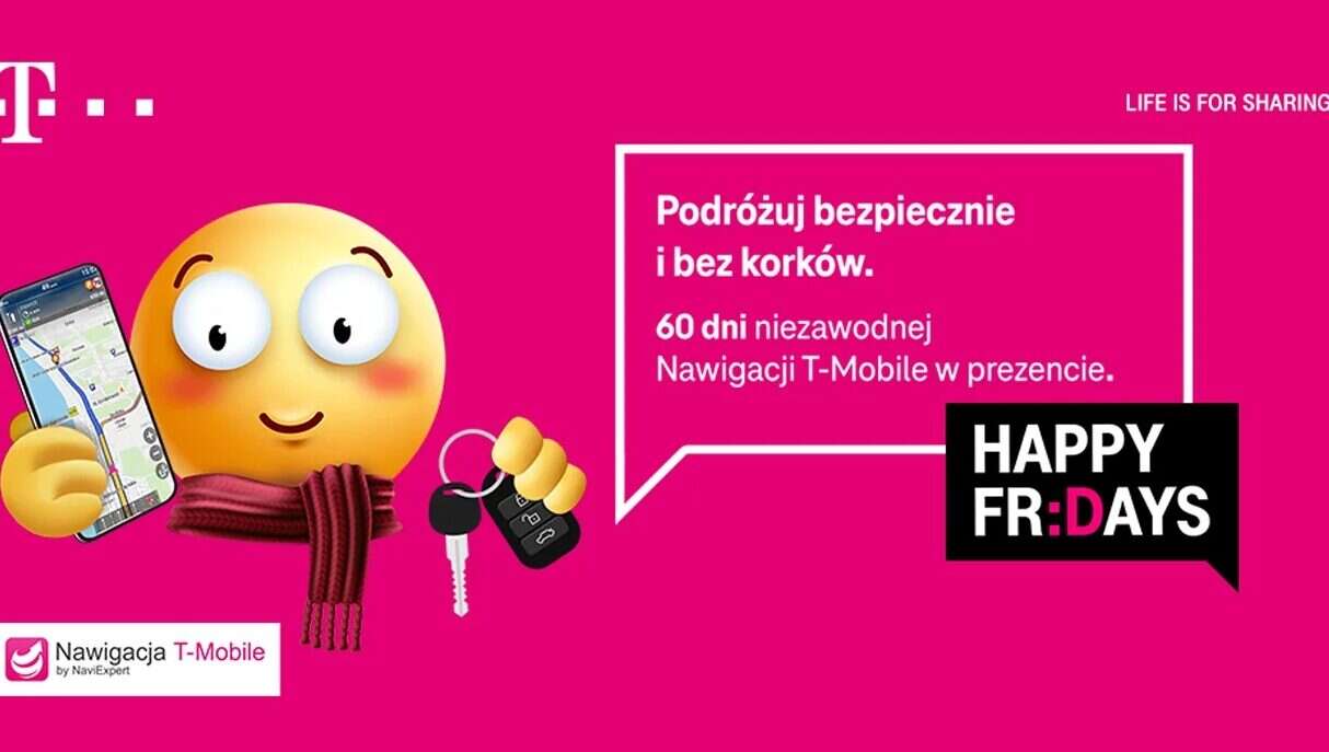 Happy Fridays w T-Mobile - nawigacja za darmo na 60 dni
