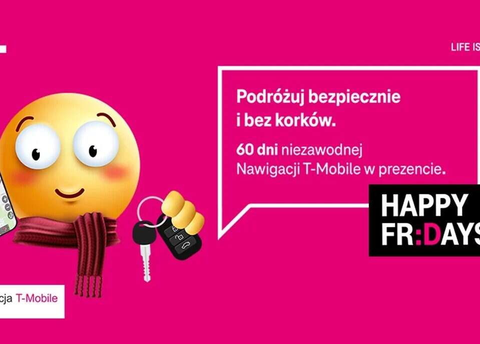 Happy Fridays w T-Mobile - nawigacja za darmo na 60 dni