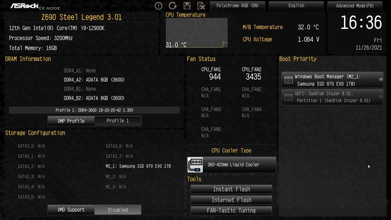 Test płyty głównej ASRock Z690 Steel Legend