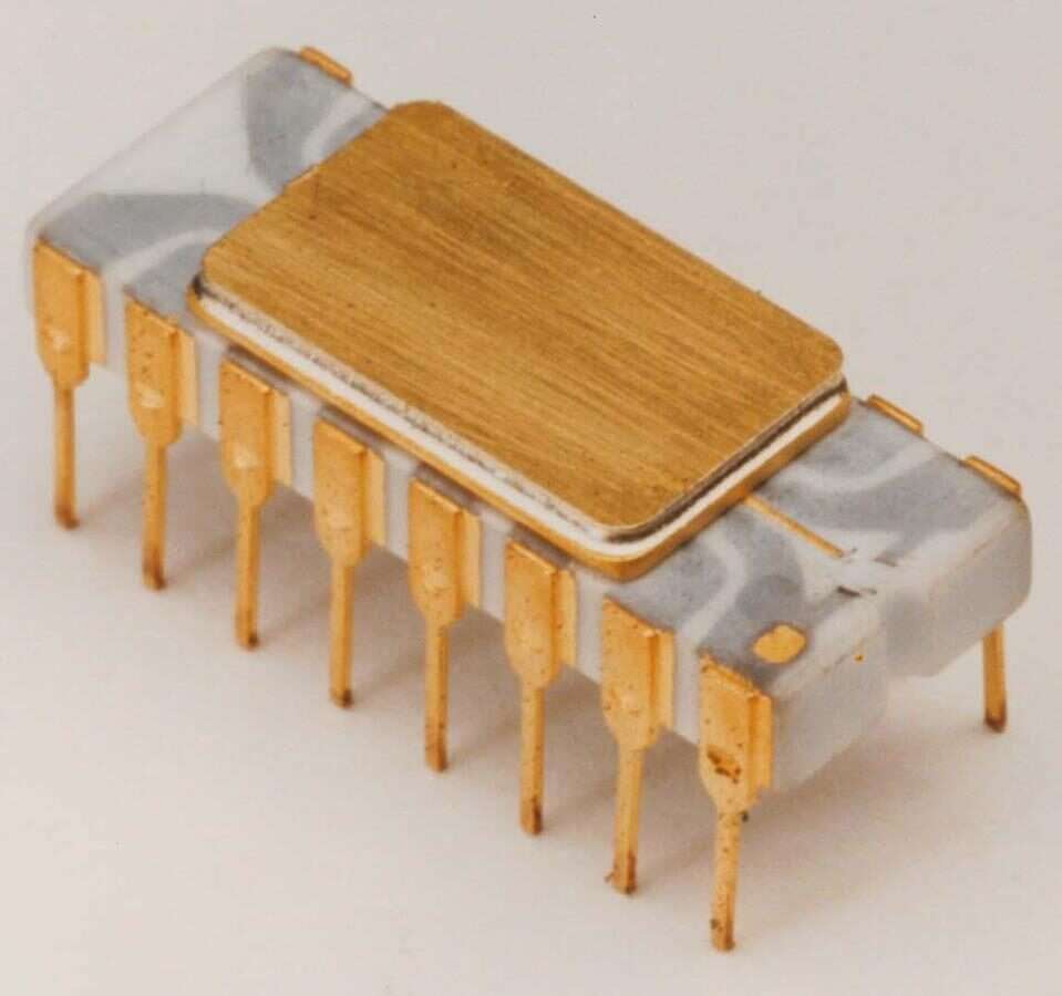 Intel świętuje, pierwszy mikroprocesor 4004, mikroprocesor 4004, Intel mikroprocesor 4004, Intel 4004