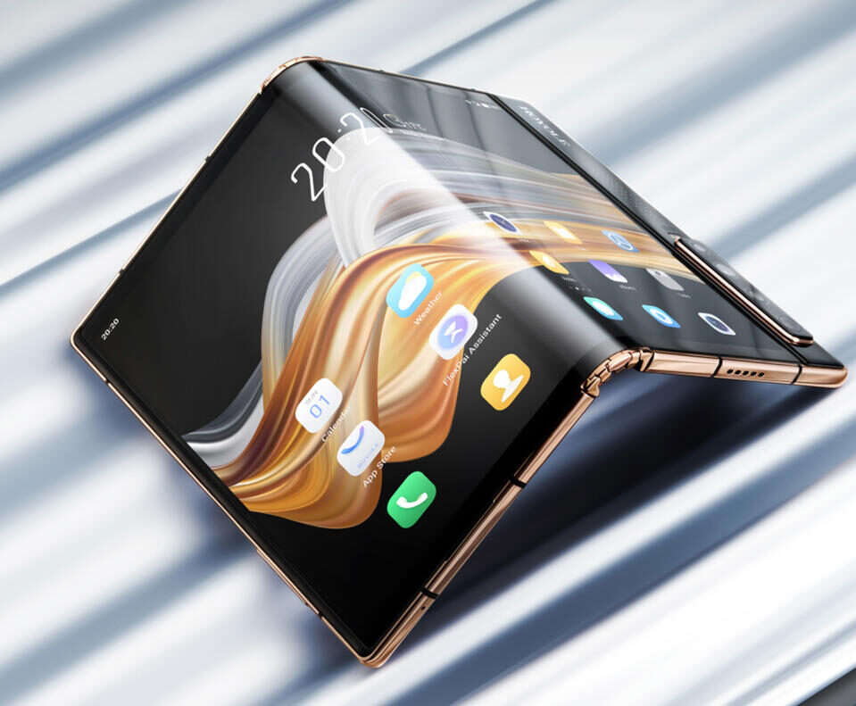 Royole FlexPai 3 - render ujawnia wysuwany aparat do selfie