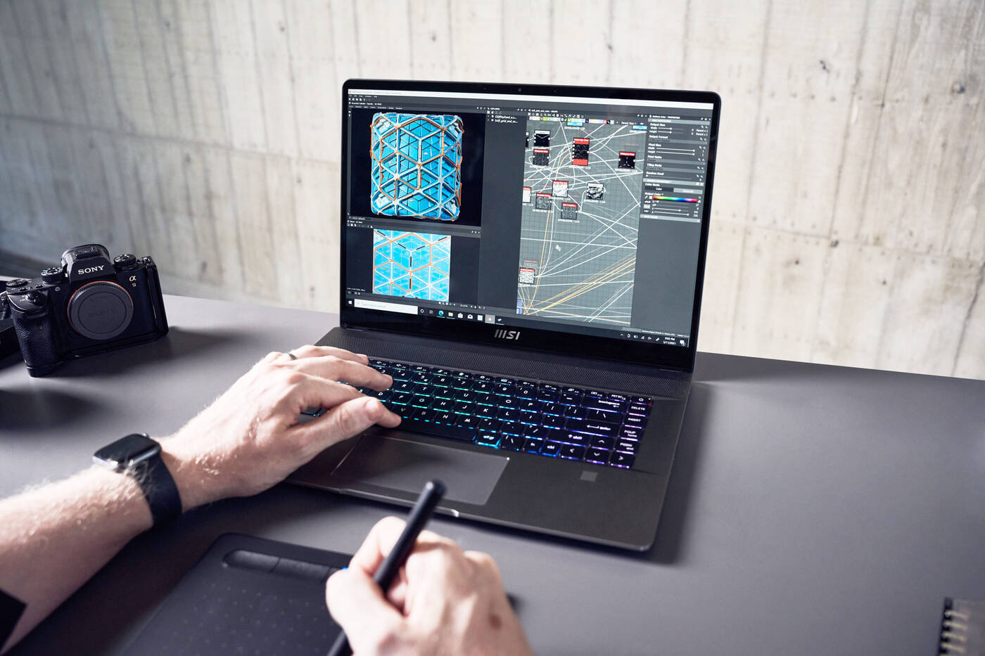 MSI Creator Z16 – nowoczesny laptop dla studentów z kartą graficzną NVIDIA GeForce RTX 3060