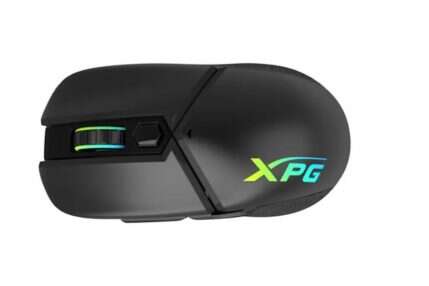 myszkę z wbudowanym dyskiem na gry, myszkę z wbudowanym dyskiem, XPG Vault Gaming Mouse