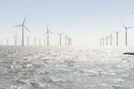 Największa elektrownia wiatrowa na wodach słodkich, elektrownia wiatrowa