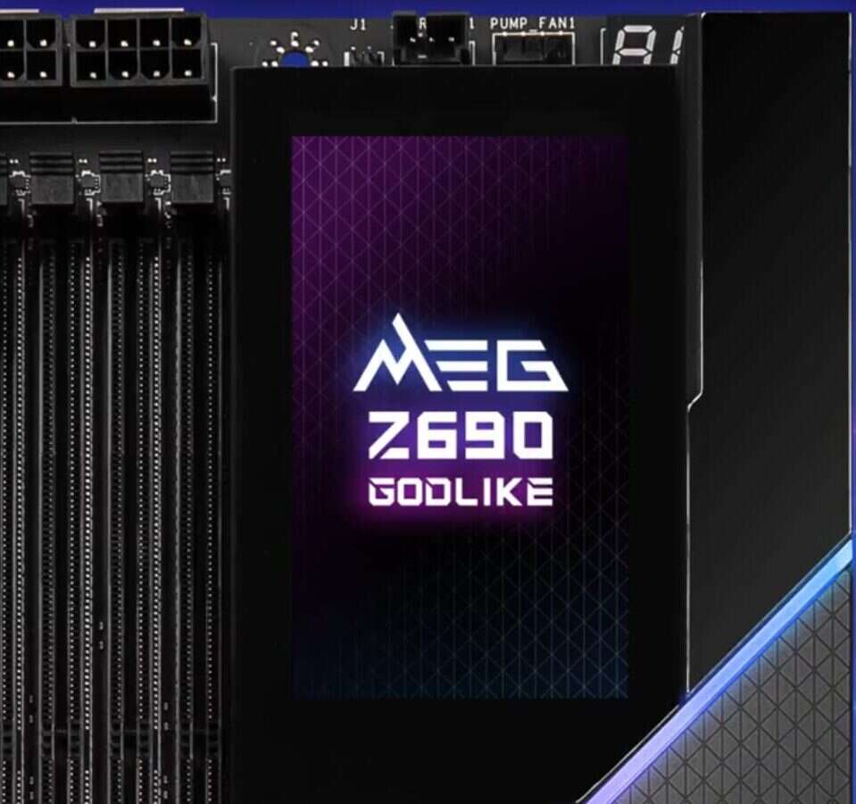 Pierwsza płyta główna z panelem dotykowym, MSI MEG Z690 Godlike