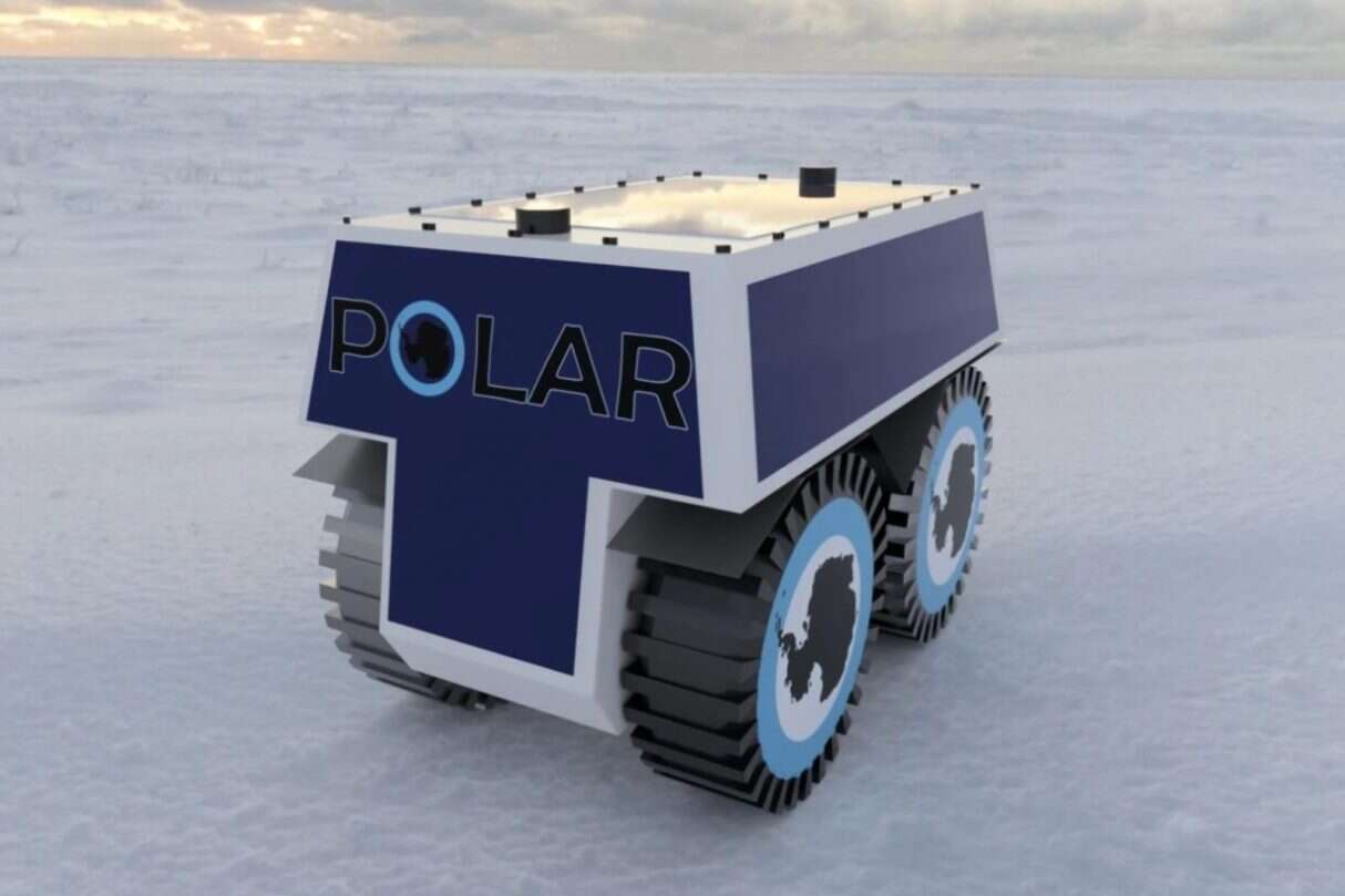 Zespół studentów Team Polar, autonomicznego łazika na Antarktydę,