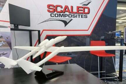 Modułowy i opcjonalnie bezzałogowy, dron Model 412 Encore od Scaled Composites, Scaled Composites, Model 412 Encore, model Model 412 Encore