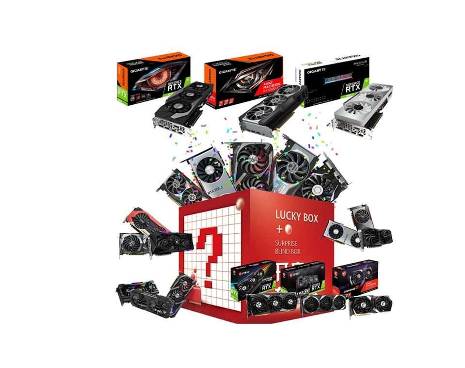 RTX 3090, lootboxy z kartami graficznymi