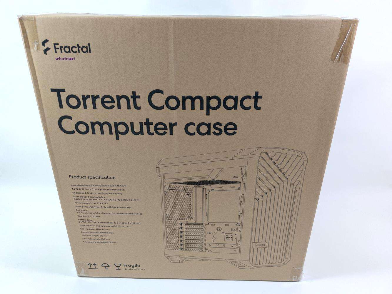 test Fractal Design Torrent Compact, recenzja Fractal Design Torrent Compact, opinia Fractal Design Torrent Compact
