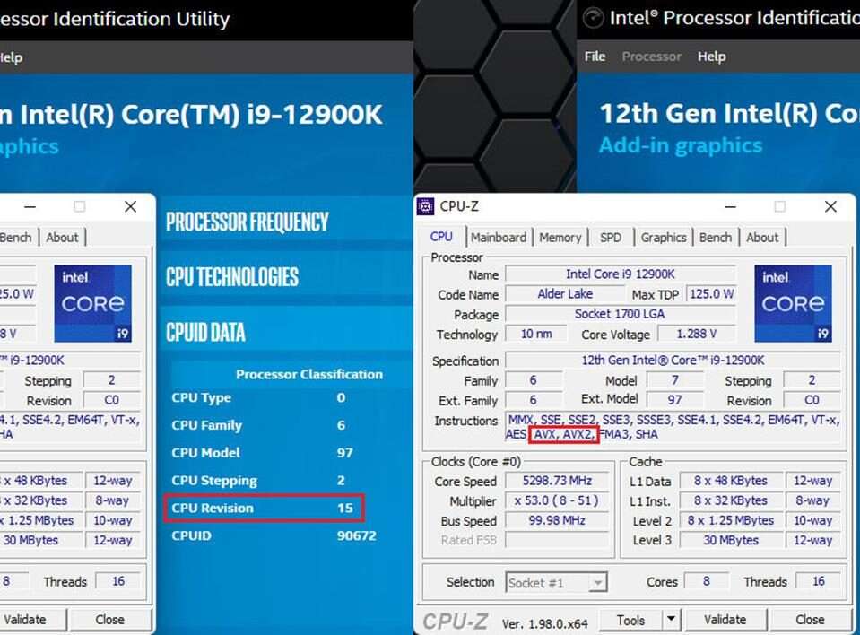 AVX-512 na MEG Z690 Unify-X, MSI, MSI AVX 512