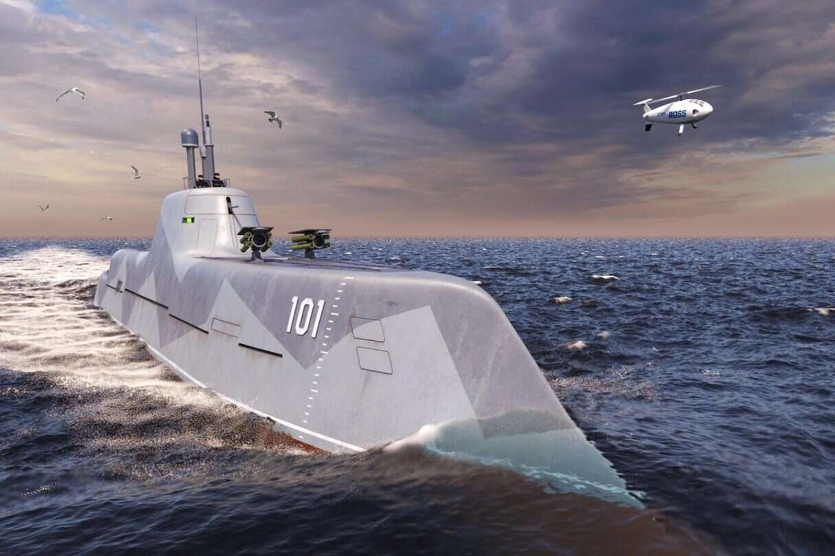 druga wersja BOSS z Rosji, łącząca zalety okrętu podwodnego i nawodnego