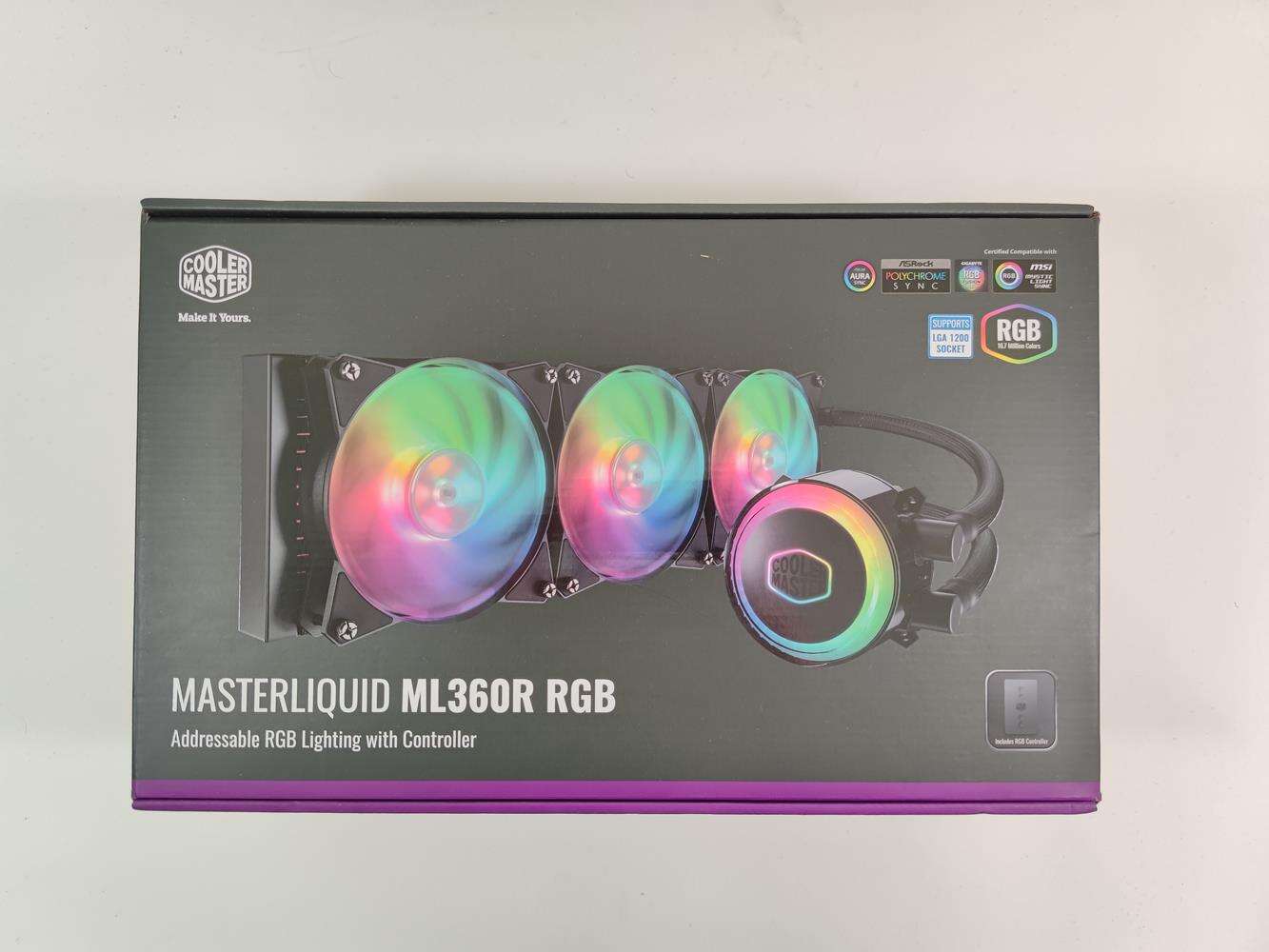test Cooler Master MasterLiquid ML360R RGB, recenzja Cooler Master MasterLiquid ML360R RGB, opinia Cooler Master MasterLiquid ML360R RGB