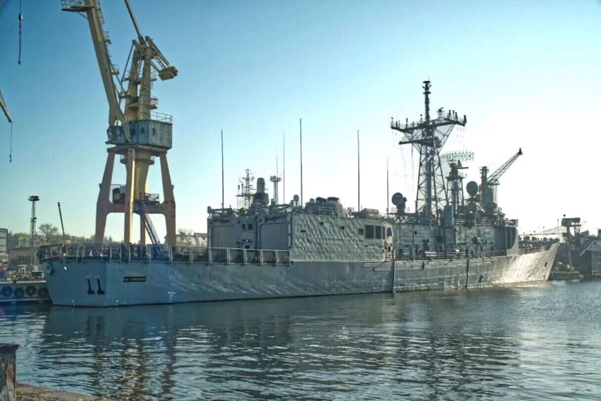 Remont polskiej fregaty, ORP Kościuszko,