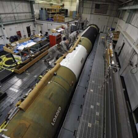 USA wstrzymało testy Minuteman III, międzykontynentalne balistyczne pociski, Minuteman III, testy Minuteman III,