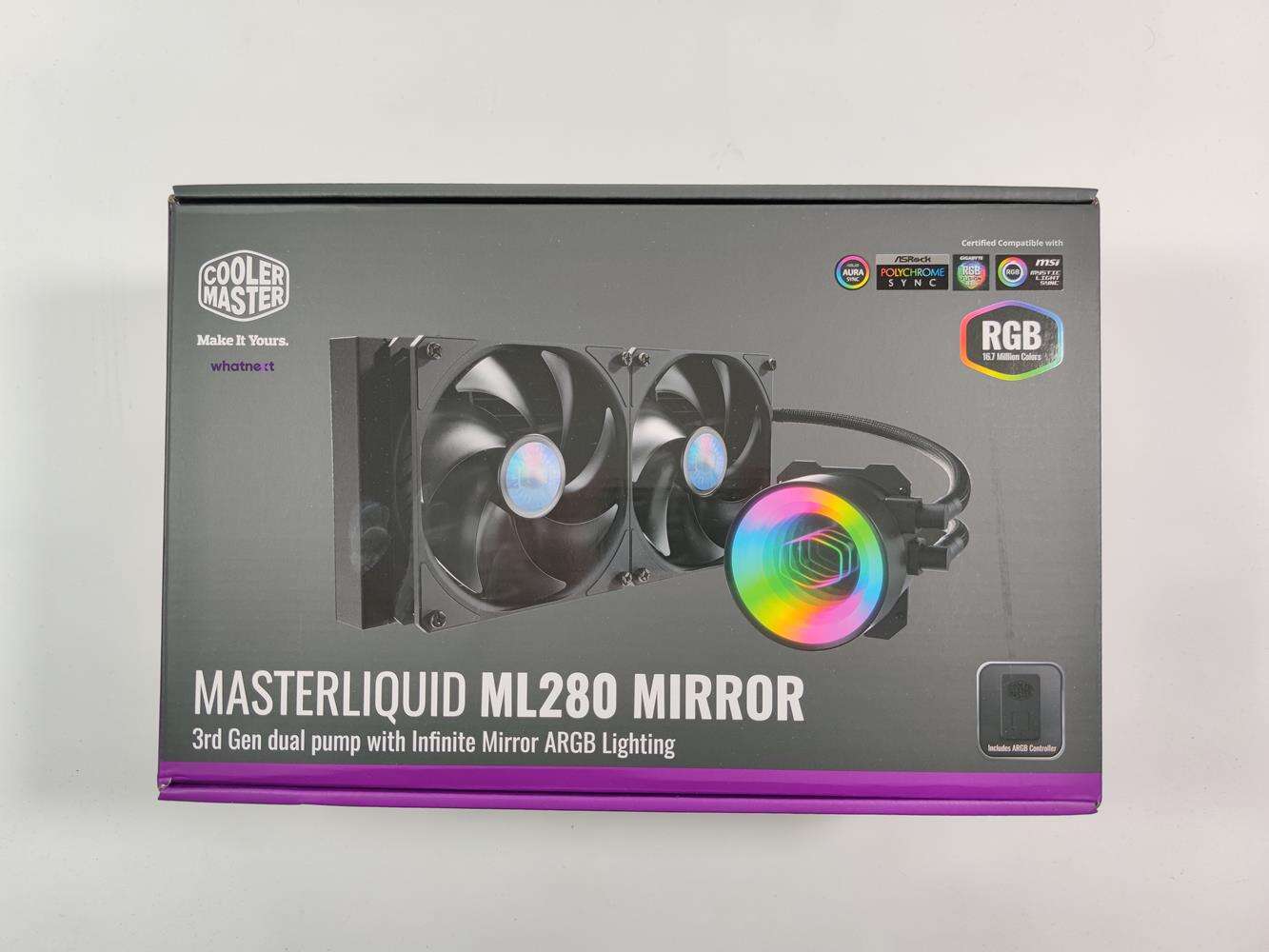 test Cooler Master MasterLiquid ML280 Mirror,, recenzja Cooler Master MasterLiquid ML280 Mirror, opinia Cooler Master MasterLiquid ML280 Mirror