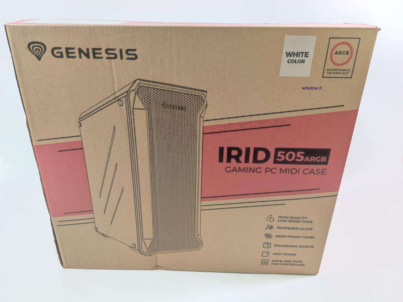 test Genesis Irid 505 ARGB White, recenzja Genesis Irid 505 ARGB White, opinia Genesis Irid 505 ARGB White