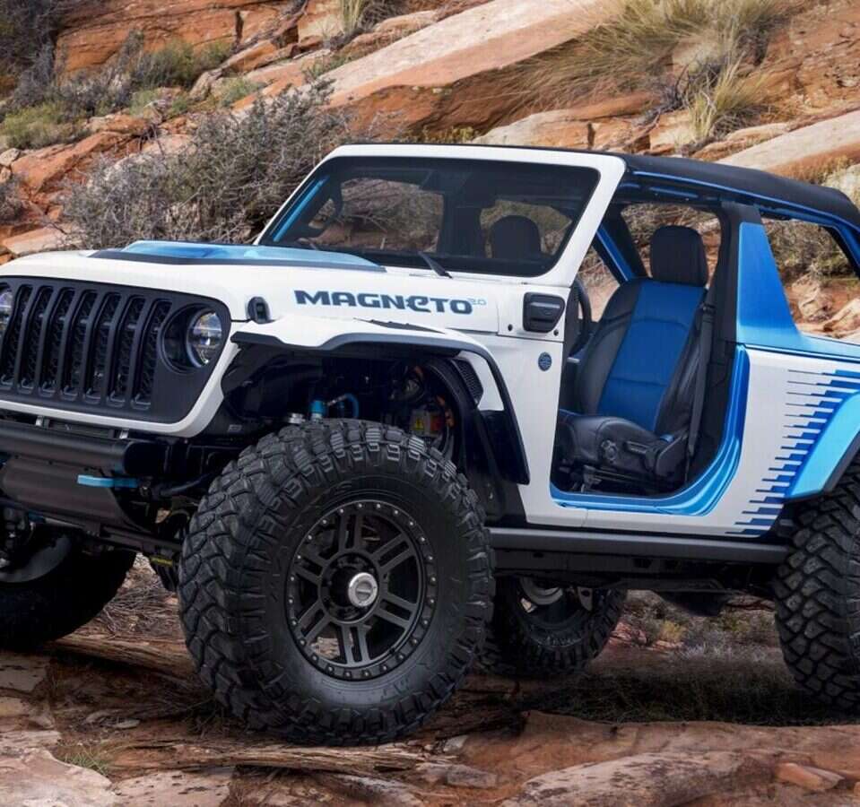 Jeep pokazał swojego nowego elektrycznego Wranglera, Magneto 2.0, Wrangler Magneto 2.0