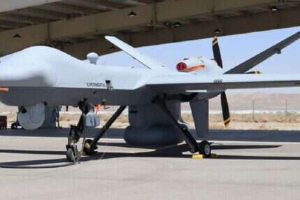 dron MQ-9 Reaper, radarem Seaspray