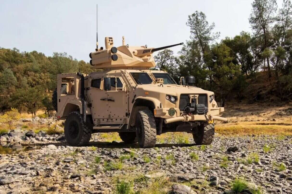 Zdalnie sterowana armata M242 Bushmaster,JLTV