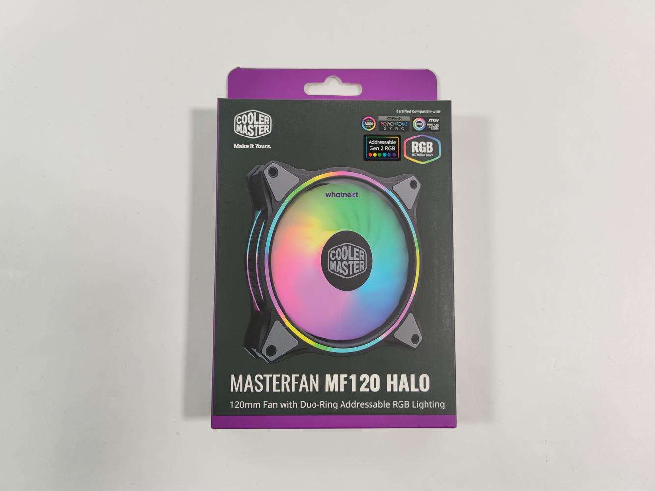 test Cooler Master MasterFan MF120 Halo, recenzja Cooler Master MasterFan MF120 Halo, opinia Cooler Master MasterFan MF120 Halo